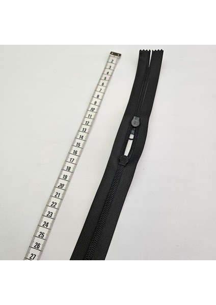 Su Geçirmez Pu Kaplama Fermuar | O Fermuar Çift Elcikli | Uzunluk: 28 cm Siyah fiyatları