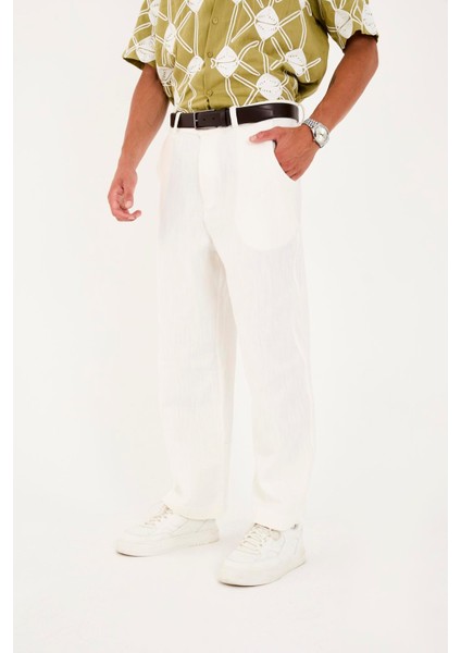 R-4419 Fermuarlı Baggy Pantolon modelleri