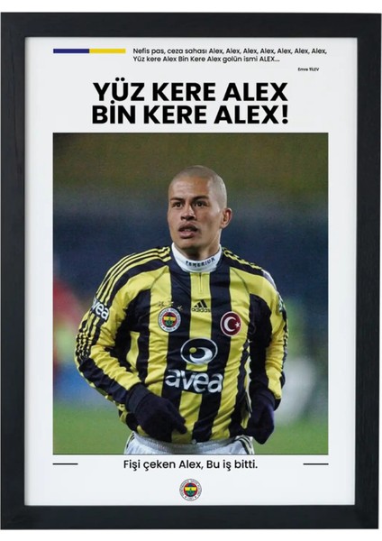 Alex Özel Koleksiyon Siyah Çerçeveli Tablo Poster