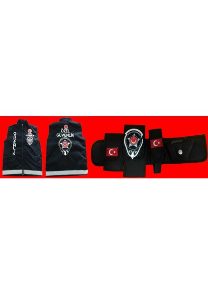 Harıka Model.güvenlik Yeleği ve Güvenlik Bel Kılıfı Sıparıs Ver.