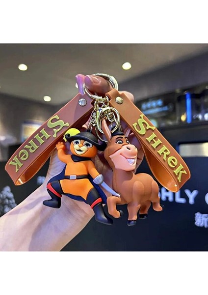 Çizmeli Kedi ve Eşek Karakterli Anahtarlık & Çanta Süsü fiyatları