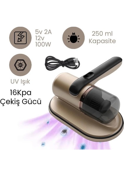 Mdb Kablosuz El Süpürgesi Gold