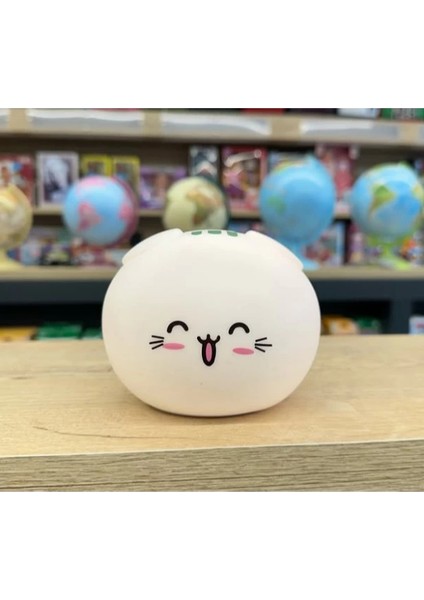 Mdb Sevimli Kedi Temalı Dokunmatik Gece Lambası