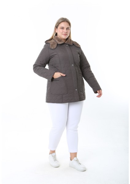 Ithal, Yumuşak Kürklü, Su Itici Mont,büyük Beden, Tavşan Tüylü Kaban,kapitone Mont, Premium Seri modelleri