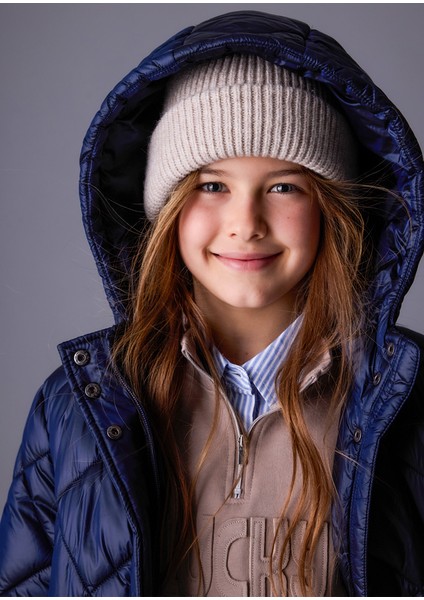 7432-51 Kız Çocuk Lacivert Mont fiyatları