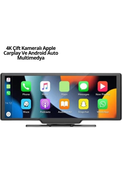 Honda Civic, Jazz, Hr-V, Cr-V, Nissan Qashqai, Micra, Juke,uyumlu Kablosuz Carplay & Android Auto Multimedya – Geri Görüş Kameralı