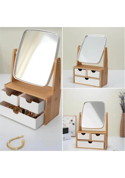 Mdb Ahşap 3 Çekmeceli Ayna fiyatları