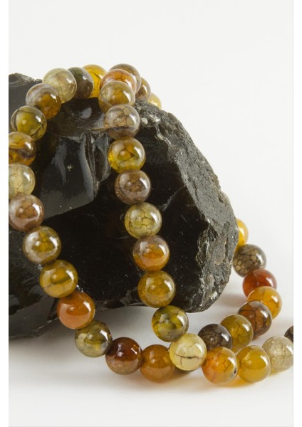 Wizard 8 mm Akik Taşı-Yeşil