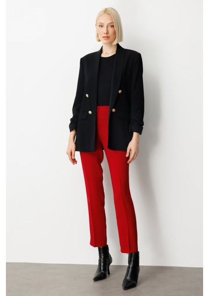 Kolu Büzgülü Kapak Cepli Ceket Siyah 05001 fiyatları