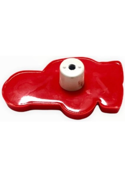 2'li Plastik Lisanslı Kırmızı Arabalı Çocuk Düğme Mobilya Kulp fırsatları