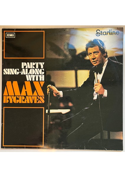 Max Bygraves Party Sing Along With Max Bygraves Lp Plak (Orijinal 1973 Dönem Avrupa Baskı Plak)