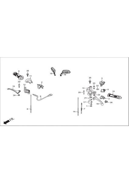 Hr-Ort F2009 Ön Fren Levye Gövde