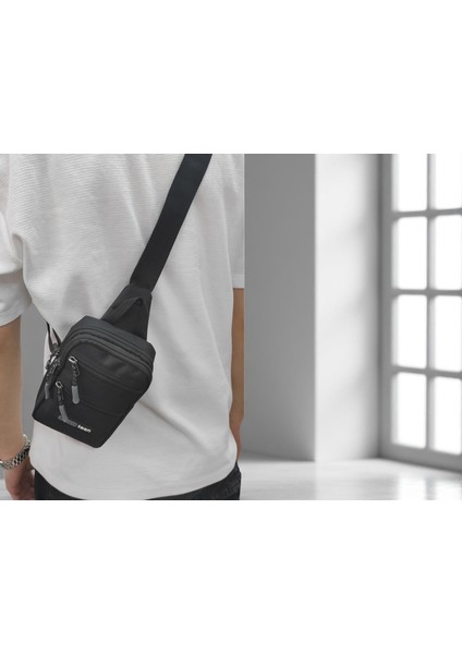 Su Geçirmez 4 Bölmeli Çapraz & Omuz & Sırt Çantası