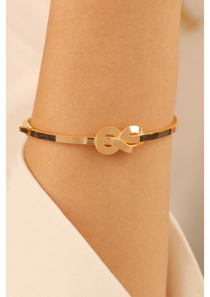 Aşk Düğümü Kelepçe Altın Bilezik CGKKLP0196 modelleri