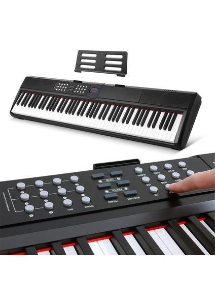 Jwin Sapphire SDP-112 Çekiç Aksiyonlu 88 Tuşlu Dijital Piyano Kulaklık Taşıma Çantası Hediyeli fırsatları