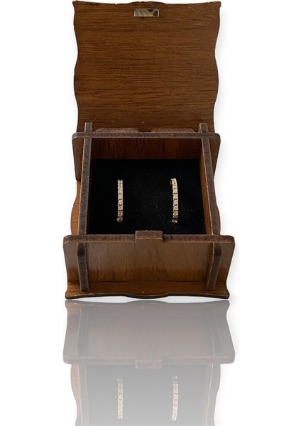 Sıra Taşlı Halka Altın Küpe fırsatları