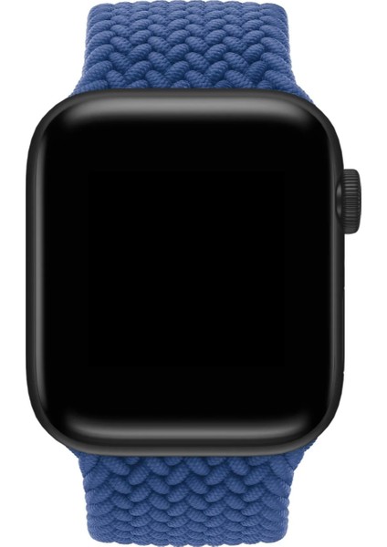 Apple Watch Uyumlu Örgü Solo Loop Kordon Elastik Örme Bileklik Kayış Tümseriler 38/40/41&42/44/45/49 modelleri