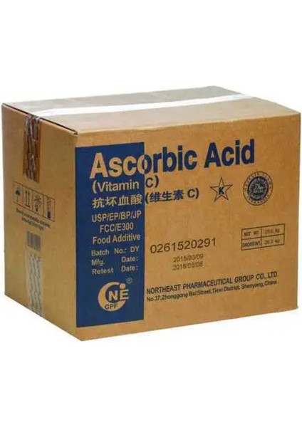Askorbik Asit 25 Kg.