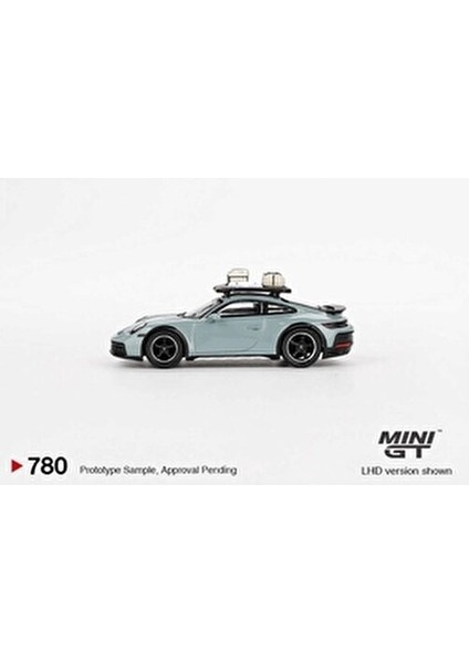 Porsche 911 Dakar 1/64 Ölçek Metalik Yeşil Renk Koleksiyonluk Model Araba fırsatları