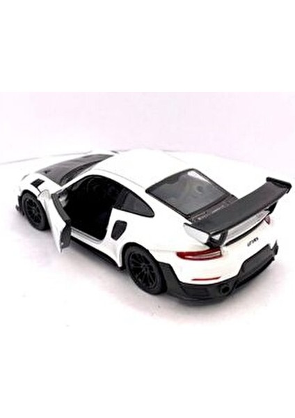 Porsche 911 GT2 RS 1:36 Ölçek Metal Model Siyah Çek-Bırak Araba