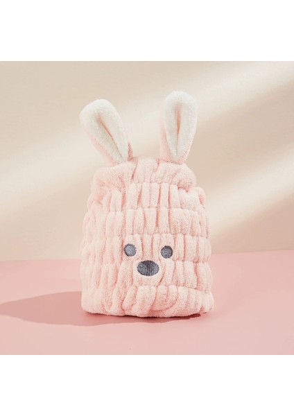 Çocuklar Için Saç Kurutma Başlığı, Saçları Silmek ve Baş Havlusunu Sarmak Için Sevimli, Güçlü, Su Emici, Çabuk Kuruyan Duş Bonesi (Yurt Dışından)