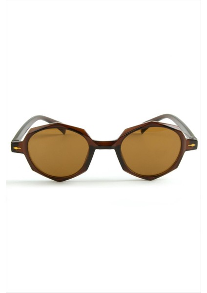 Wizard Köşeli Bayan Güneş Gözlüğü-Kahverengi