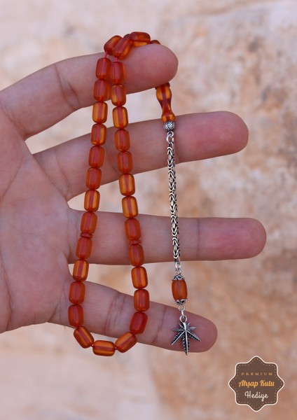 Kahverengi Kapsül Kesim Sıkma Kehribar Tesbih 201024703 fiyatları