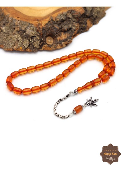 Kahverengi Kapsül Kesim Sıkma Kehribar Tesbih 201024703 modelleri