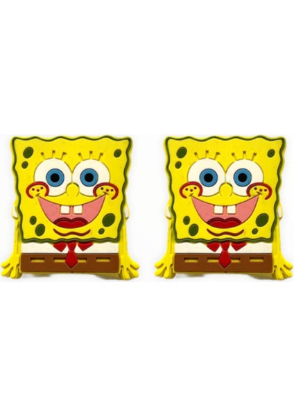 2'li Plastik Lisanslı Sarı Sünger Bob Çocuk Düğme Mobilya Kulp modelleri
