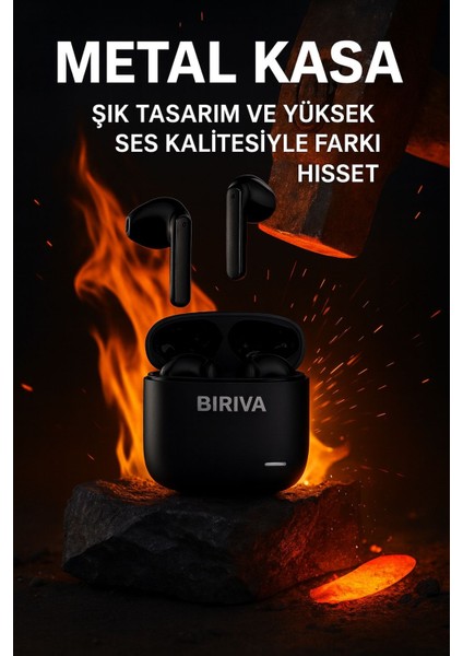 X27 Pro Anc+Enc Kablosuz Bluetooth Kulaklık Siyah