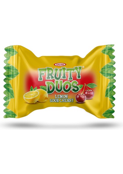 Fruity Duos Meyve Dolgulu Sert Şeker 350 gr x 3 Adet indirimleri