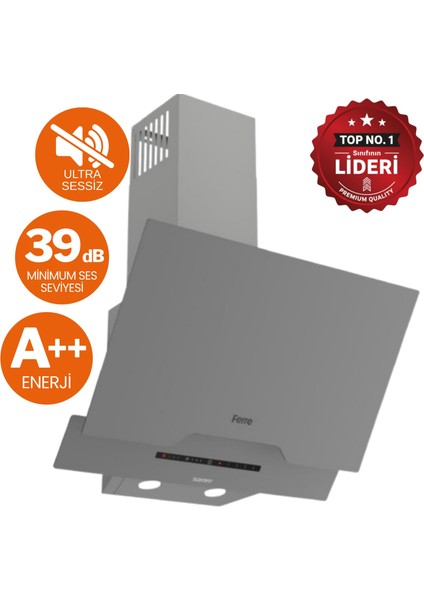 ve Afm Tech Marka / Greyon Antrasit Gri Ultra Sessiz Ankastre Set( D065-SA + FM2210 + FM7710) fiyatları