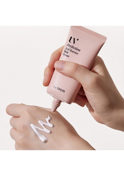 Uv Perfection Safe Barrier Sun Cream SPF50+ Pa++++ / Bariyer Koruyucu Mineral Güneş Kremi Set modelleri