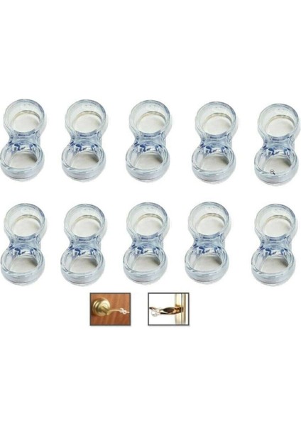 Arı-El 10 Adet Şeffaf Kapı Kol Stoperi Pencere Kol Stoperi Kolu Tamponu fiyatları