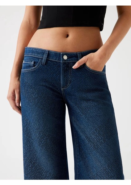 Slouchy Kadın Lacivert Regular Fit Jean W5BA1DD0741-CSSN fırsatları