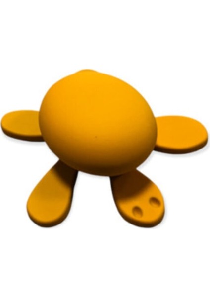 Çebi 2'li Sarı Kaplumbağa Çocuk Bebek Düğme Mobilya Kulp