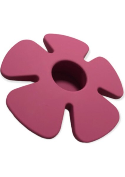 Çebi 2'li Pembe Çiçek Çocuk Bebek Mobilya Kulp