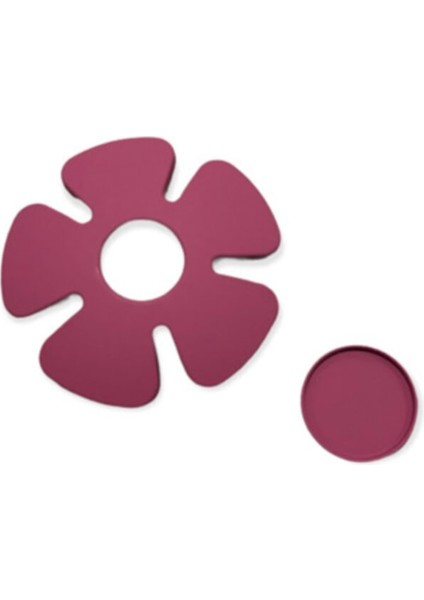 Çebi 2'li Pembe Çiçek Çocuk Bebek Mobilya Kulp