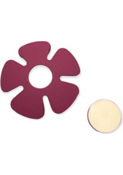 Çebi 2'li Pembe Çiçek Çocuk Bebek Mobilya Kulp