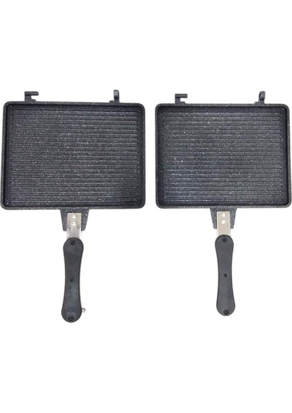 Bio Granit Ocak Üstü El Tost Makinesi Siyah indirimleri