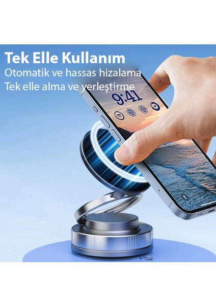 Premium Mıknatıslı Çok Güçlü 360 Derece Araç Içi Telefon Tutucu Bmw 320 X1 X2 Için Özel