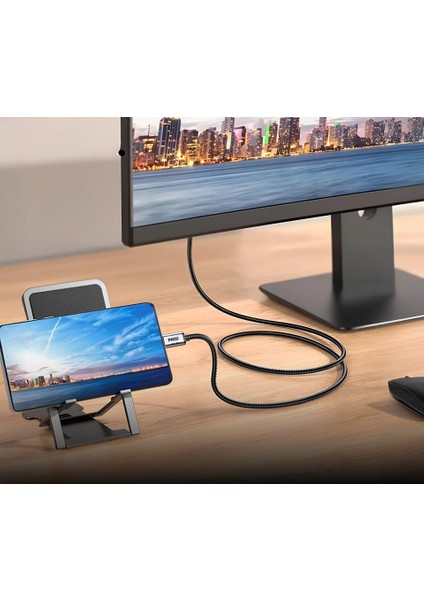 Force HD17 Lightning To HDMI 1080P Görüntü Aktarma Kablosu, 1.8m, Hasır Kablo modelleri