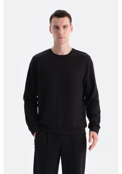 Scuba Bisiklet Yaka Sweatshırt