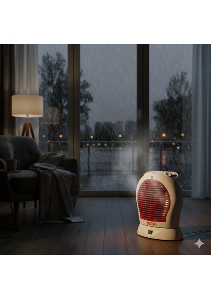 Inova Gust 3 Kademeli Dönerli Turbo Fanlı Isıtıcı 2000 W
