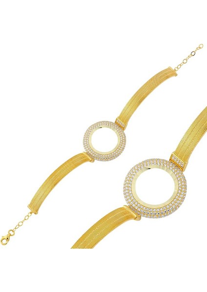 Altın Hasır Bileklik modelleri