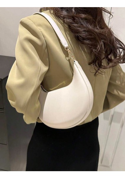 Ay Dizaynlı Günlük Şık Tasarımlı Kadın Koltuk Altı Baget Çanta fiyatları