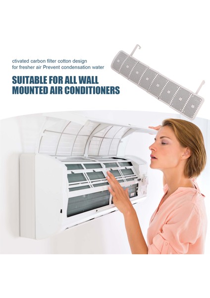 Klima Ön Camı Anti-Doğrudan Üfleme Klima Çıkış Bölme Kapağı Rüzgar Deflektörü Duvara Monte Evrensel (Yurt Dışından) indirimleri