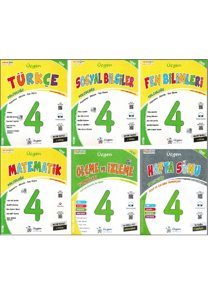 4.sınıf Set 2022 (6 Kitap)