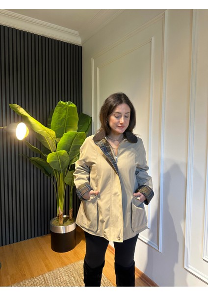 Jeryy Astar Detaylı Kadife Yaka Ceket Bej fiyatları