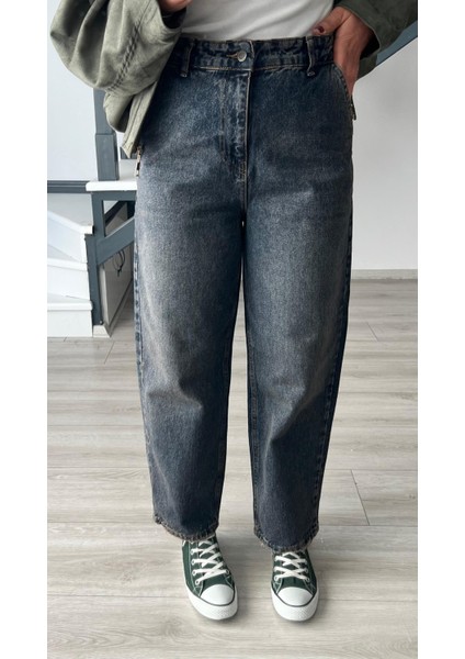 Mavi Eskitme Yıkamalı Skater Jean fiyatları